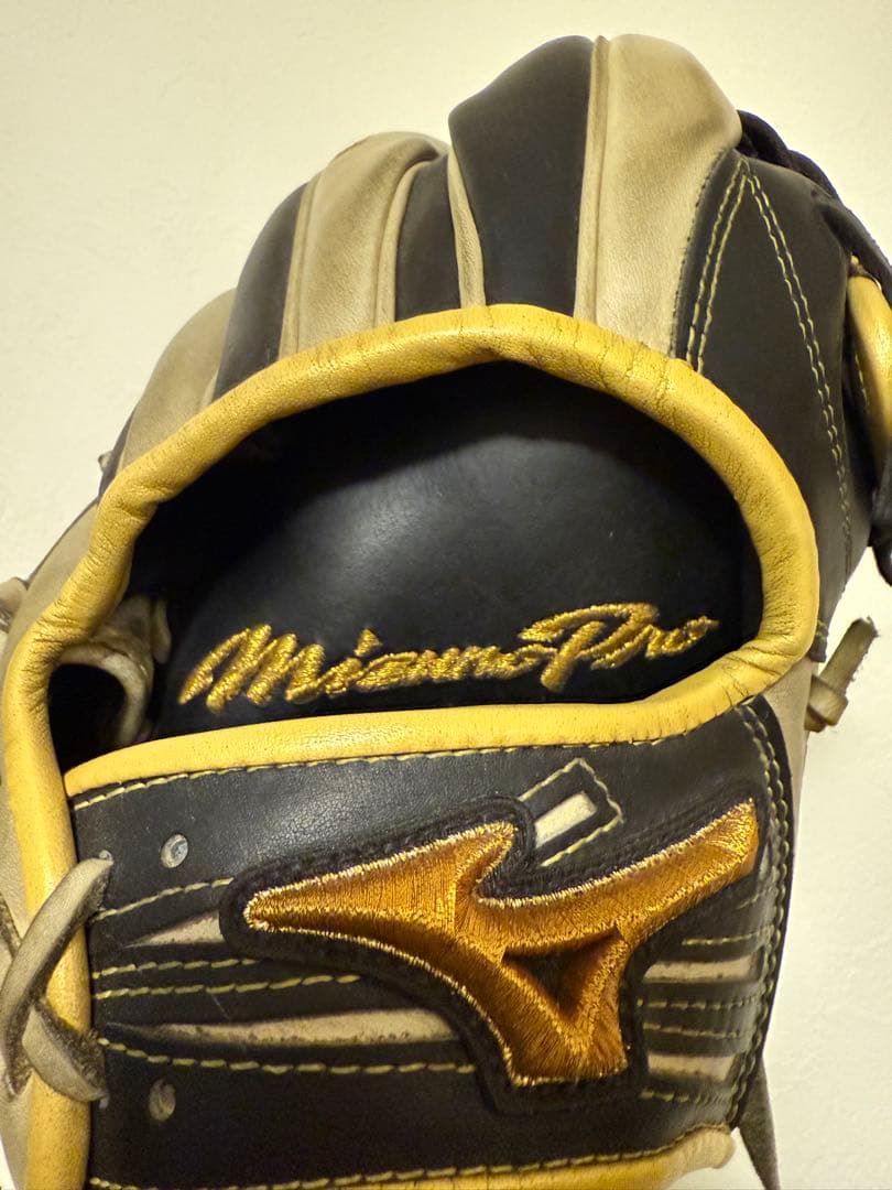 中古/定価6万】ミズノプロ 外野手 西川型グラブ 黒ブロンド - メルカリ