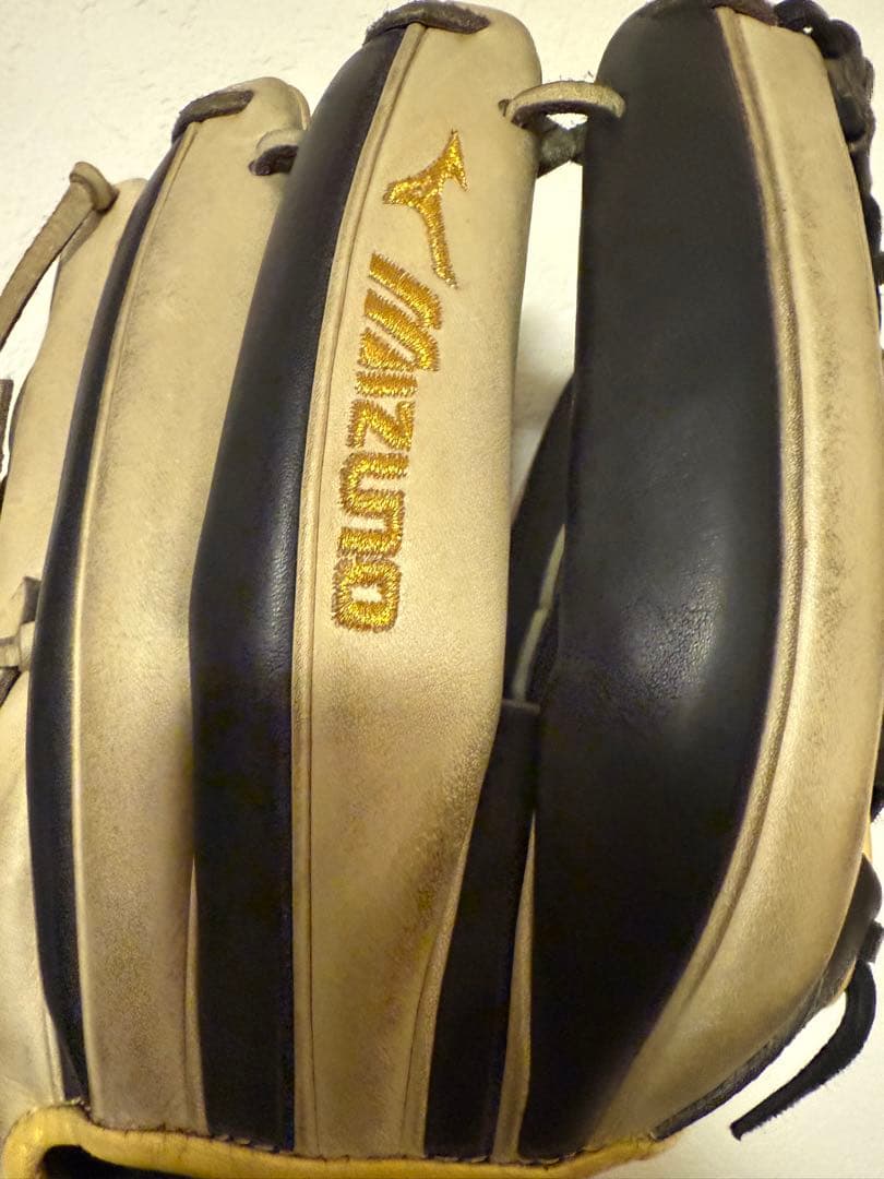 中古/定価6万】ミズノプロ 外野手 西川型グラブ 黒ブロンド - メルカリ