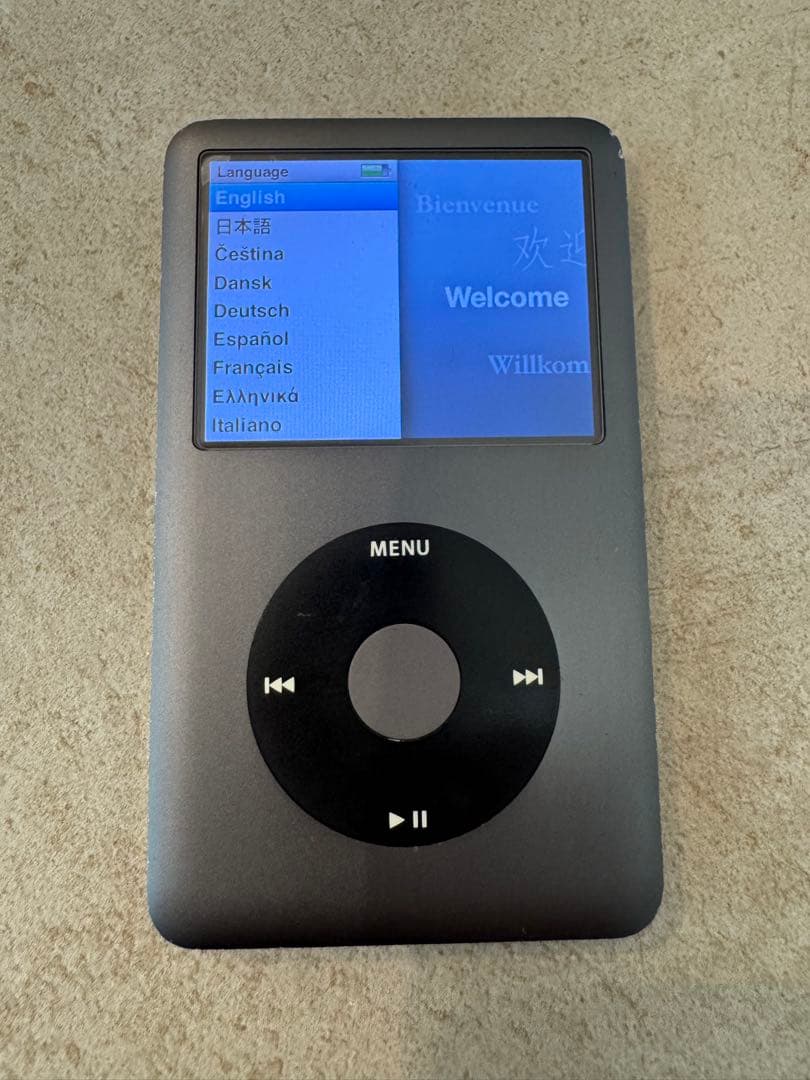 New バッテリー最大36時間再生可能 iPod Classic 160GB - メルカリ