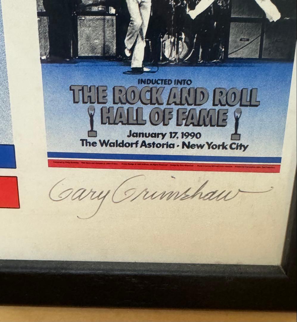 THE WHO Rock & Roll Hall of Fame 1990 額装 - fintelligenceindia.com