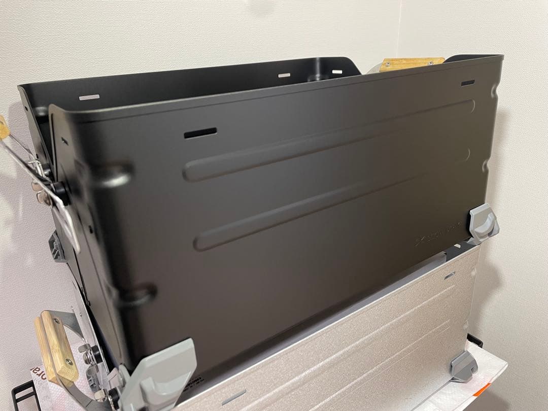 シェルフコンテナ25 マットブラック塗装 snow peak スノーピーク