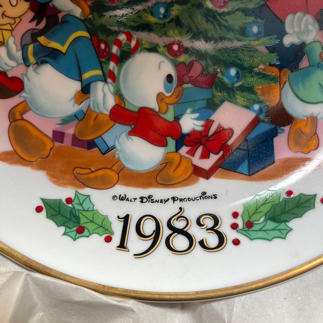 希少！ヴィンテージディズニー クリスマスプレート 1983年製 - メルカリ