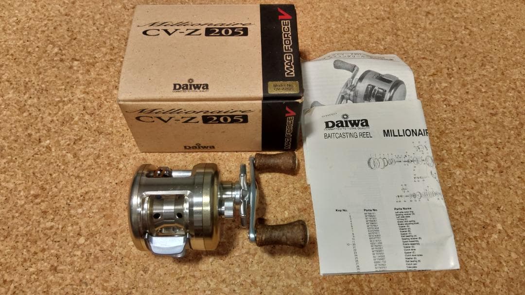 Daiwa ミリオネアCV-Z 205 ベイトキャスティングリール - メルカリ