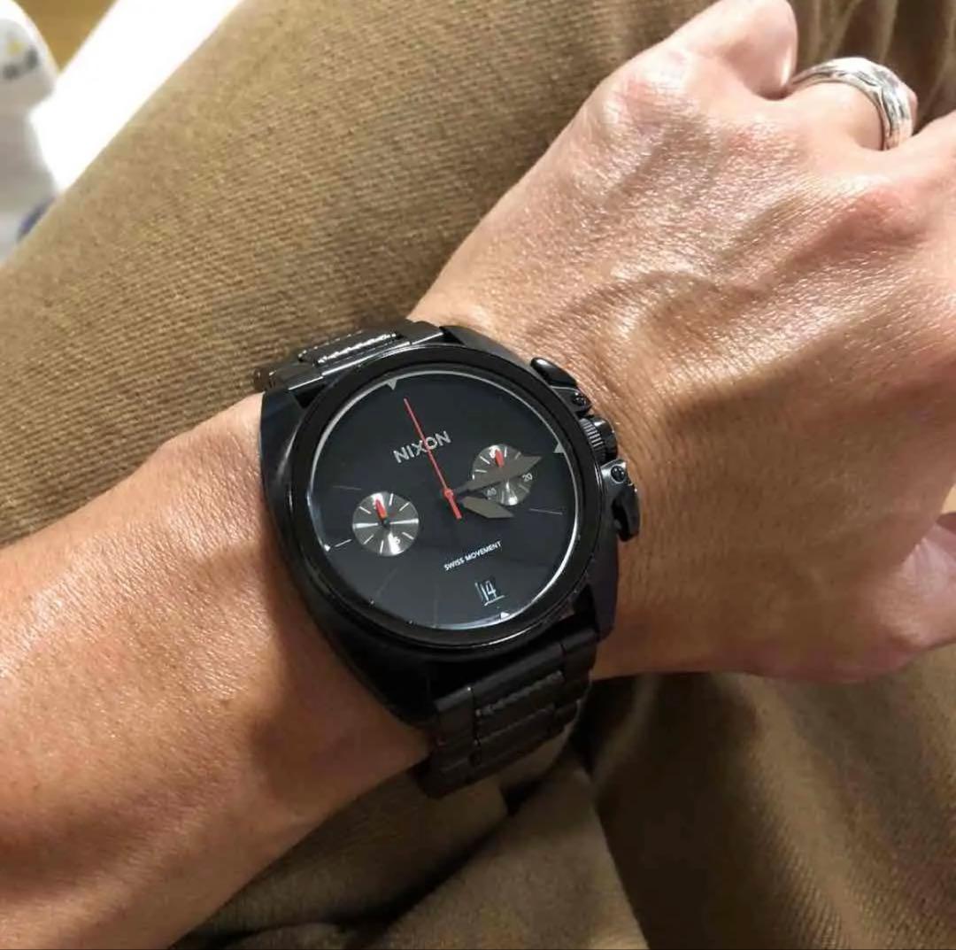 美品 NIXON ニクソン THE ANTHEM CHRONO アンセム クロノ - メルカリ