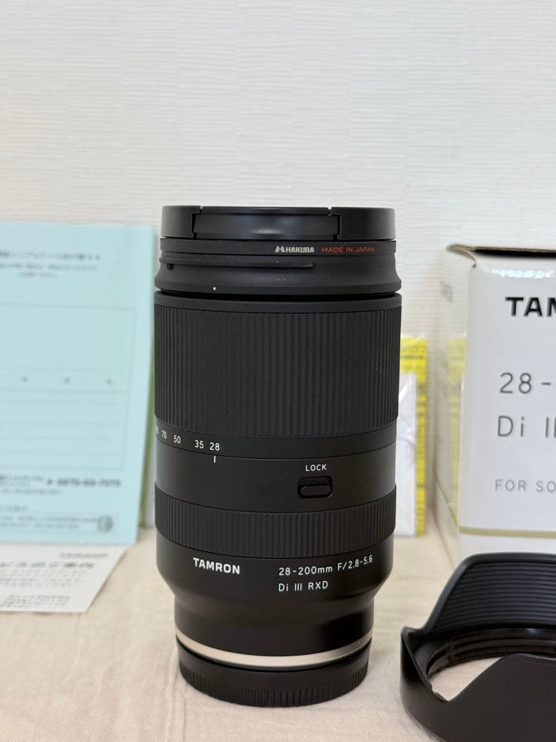 【極美品】TAMRON 28-200mm F2.8-5.6 Di III RXD