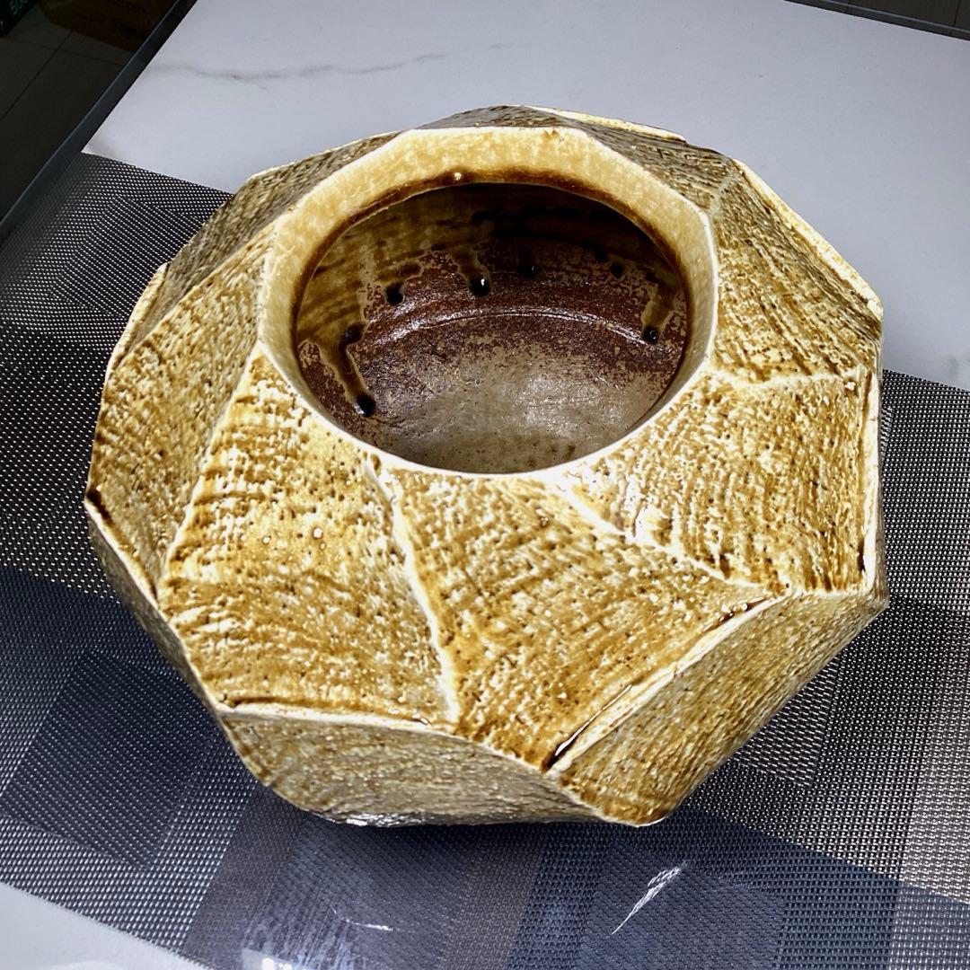 『ハピうー特価』　秘色(ヒショク)焼　秘色焼製陶所　常滑焼　花瓶