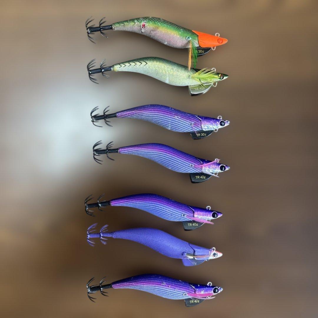 フィッシュリーグ　エギ　ダートマックス　7個セット マルキュー フィッシュリーグ ダートマックスTRZ3.5号 40g TZ03 レッド