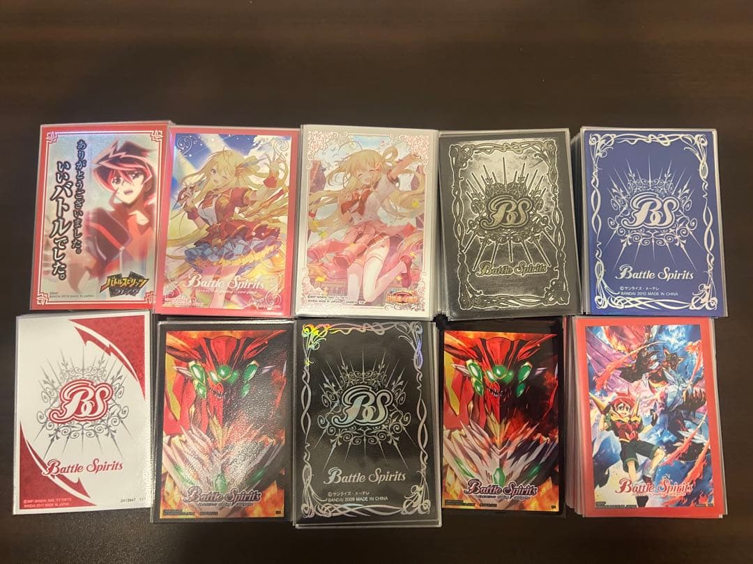 バトスピ引退デッキ10種デッキ、パーツ、スリーブ付き - メルカリ