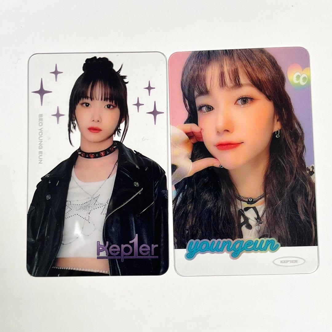 Kep1er Qoo10アルバム特典クリアトレカ 2枚セット ヨンウン - メルカリ