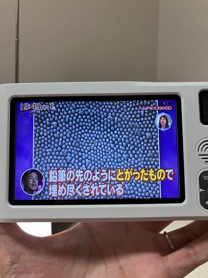 IKIRETMUA ポータブル ワンセグテレビ TR14W ワンセグ TV 防災 - メルカリ
