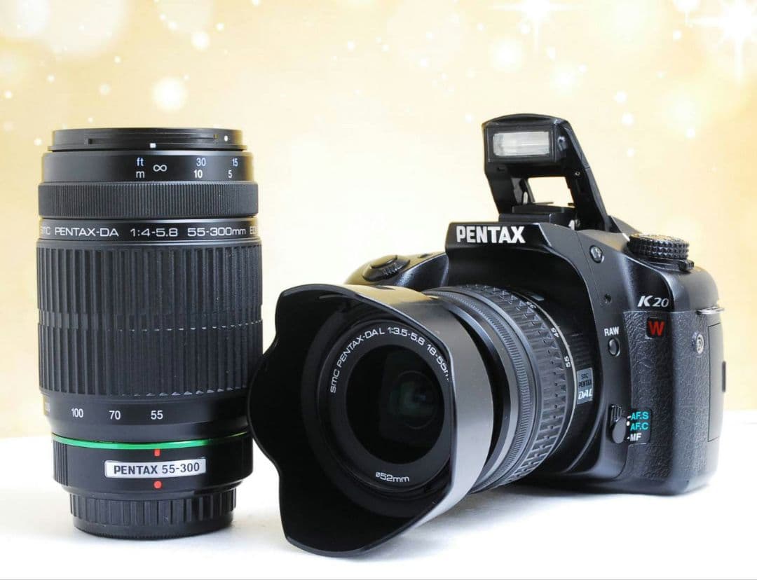 希少 PENTAX K20D-W 未発売モデル ダブルレンズ⚡️初心者 警察用機