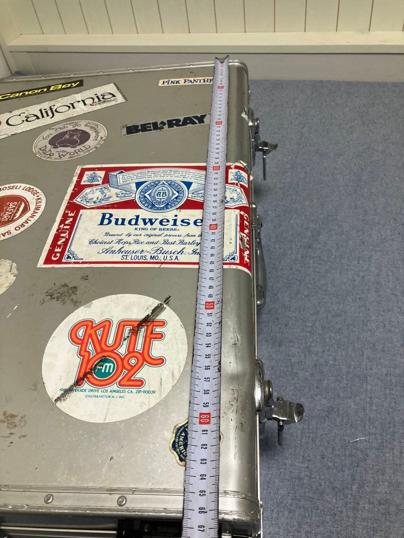 サ*リ様 ジュラルミン製スーツケース アルミ合金 レア ビンテージ