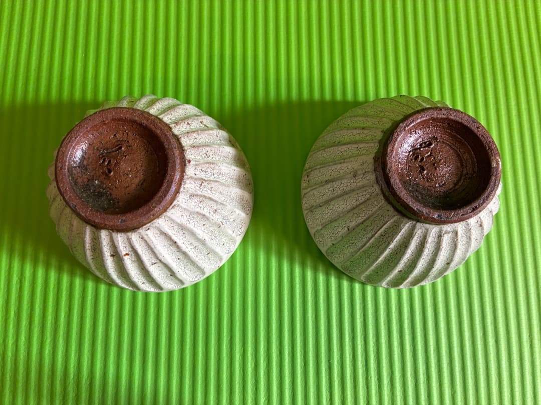 余宮隆　白しのぎカフェオレボウル　2点セット