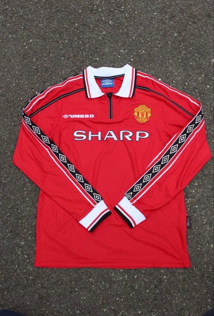 マンチェスター・ユナイテッド UMBRO 長袖シャツ L - メルカリ