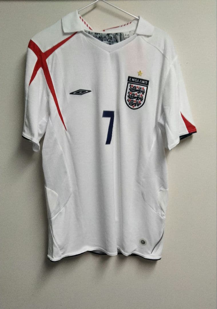 2006年 イングランド代表 ベッカム 7番 シャツ タグ付き お値下げ可