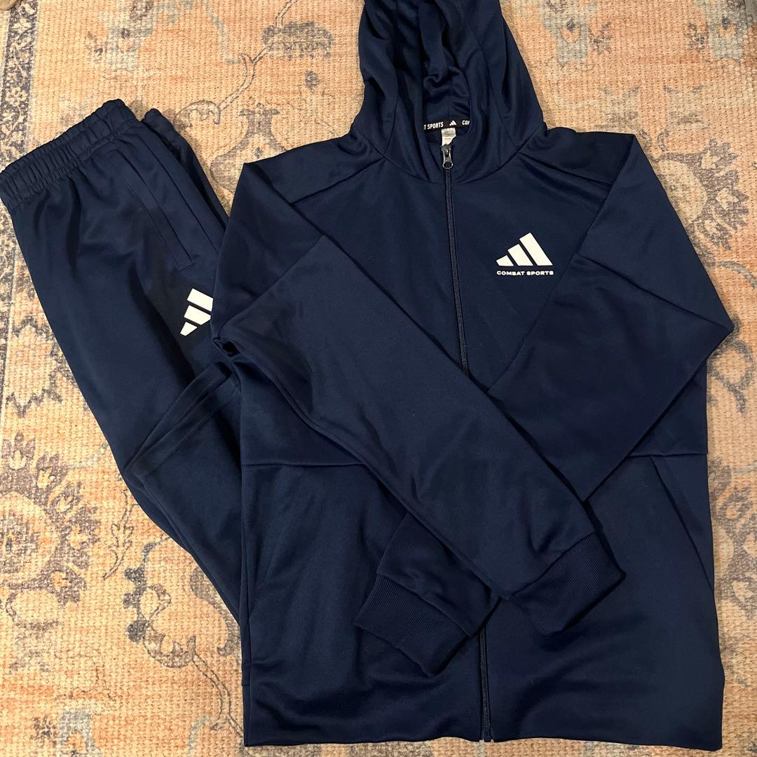 【美品】adidas COMBAT SPORTS ジャージ上下セット adidas（アディダス） コンバット スポーツ パーカー＆パンツ 上下