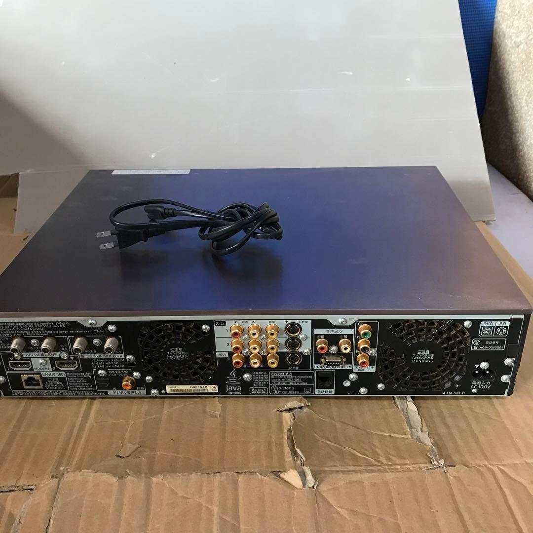 SONY ブルーレイレコーダー BDZ-X95 2008年製 ジャンク品 - メルカリ