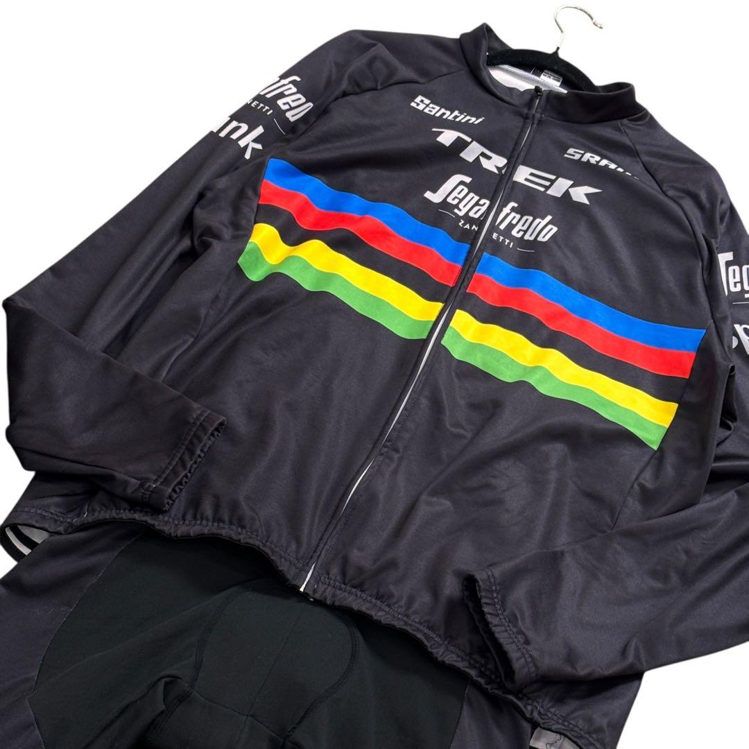 TREK Segafredo サンティーニ ツナギ付 サイクルジャージ 3XL - メルカリ
