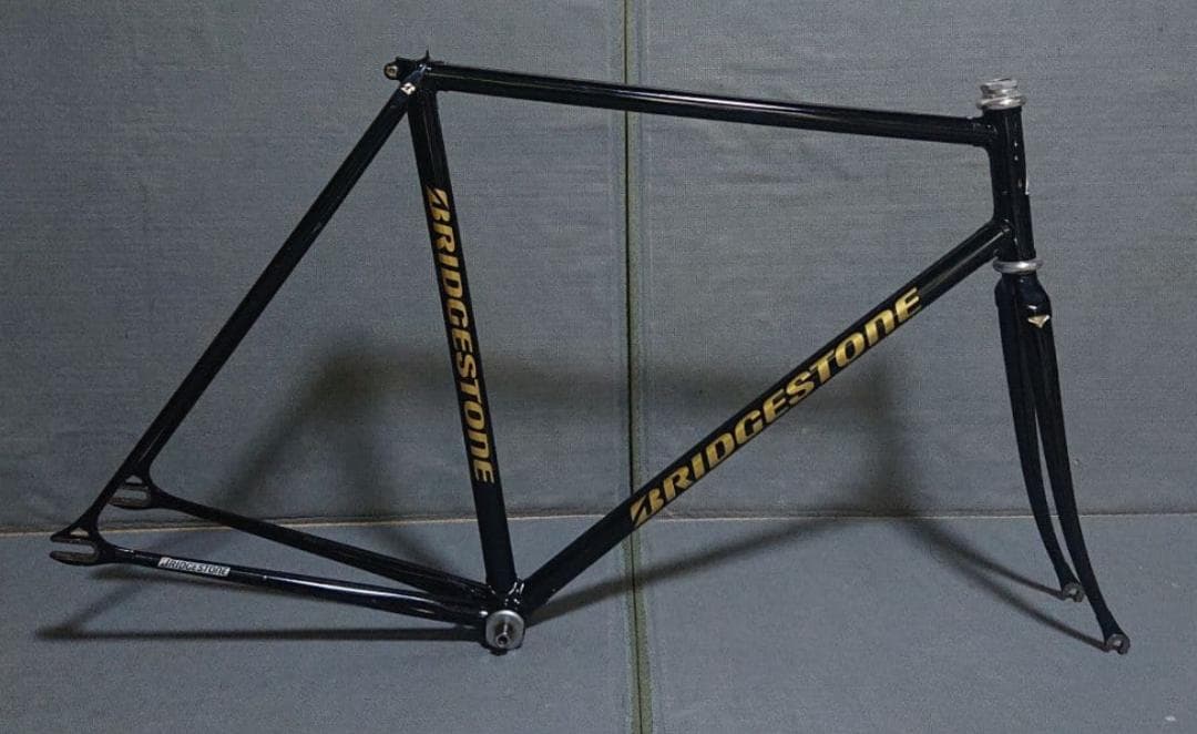 送料込み BRIDGESTONE ピスト フレーム ブラック njs 競輪 - メルカリ