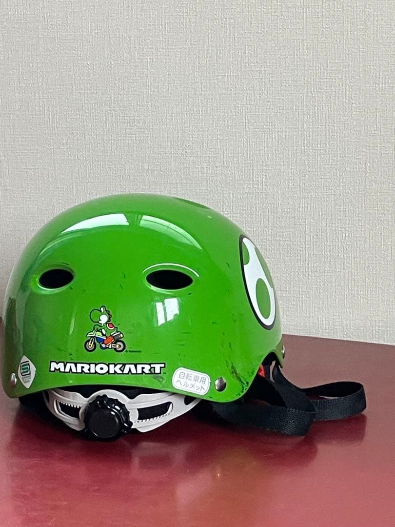 マリオカートキッズヘルメット ヨッシー - メルカリ