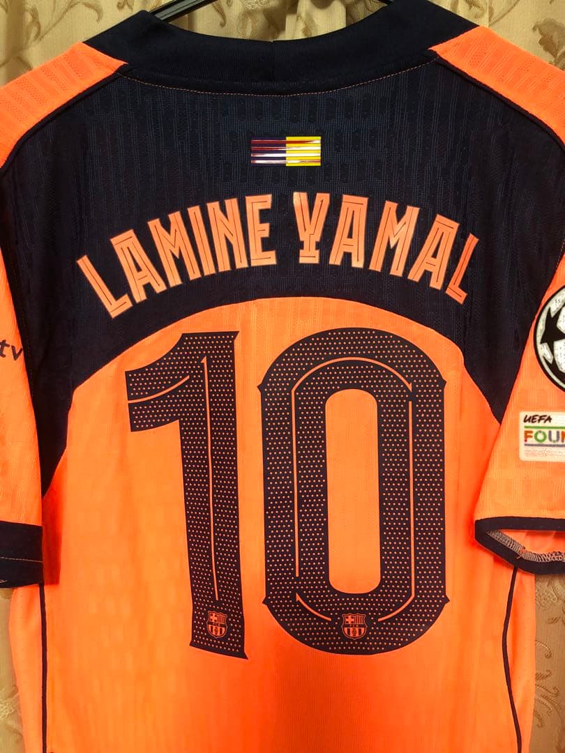 未使用]バルセロナ25/26 3rdラミン・ヤマル CL仕様オーセンティック