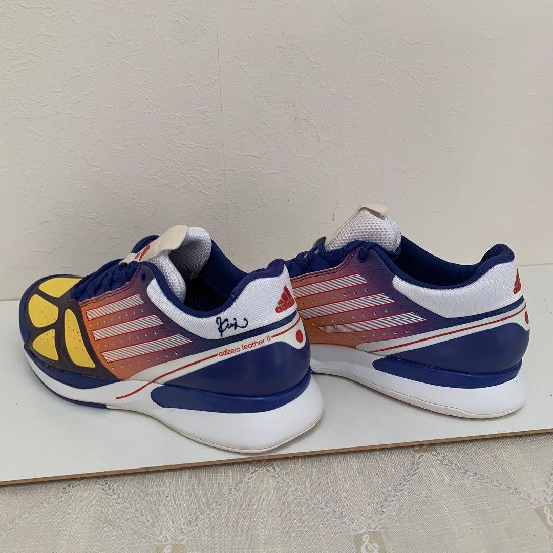 新品未使用 錦織圭 直筆サイン アディダス テニスシューズ アディゼロ