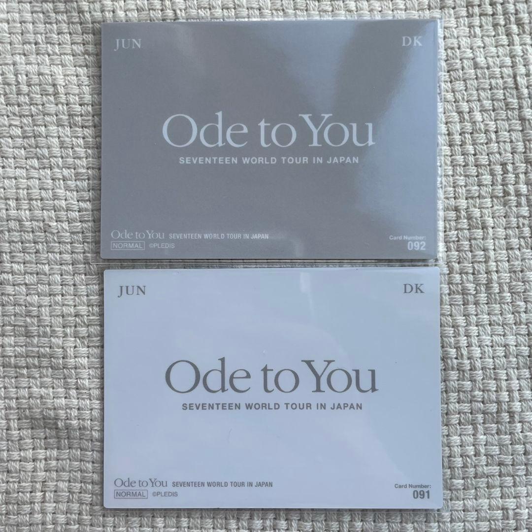 SEVENTEEN Ode to You ジュン ドギョム ペア トレカ - メルカリ