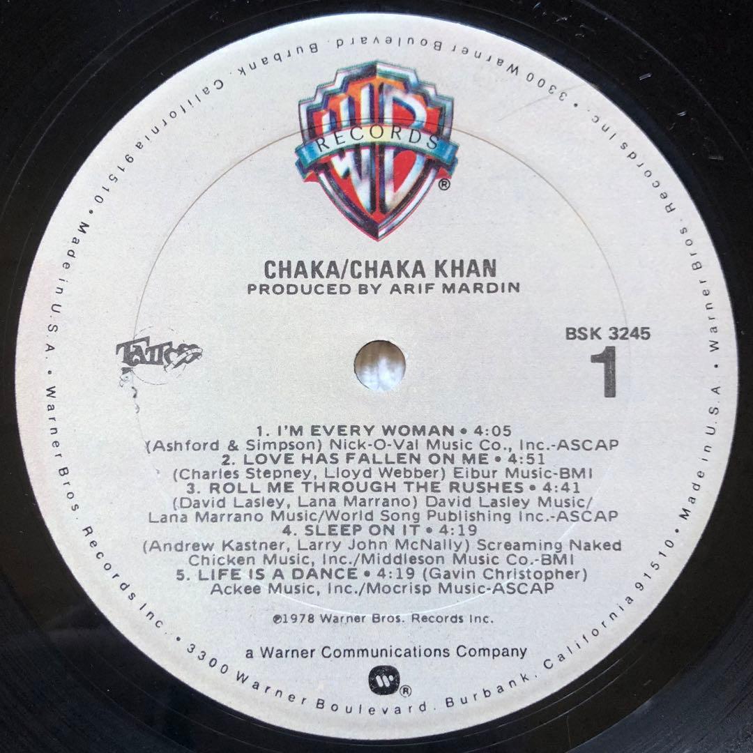 US盤 Chaka Khan Chaka 恋するチャカ LP レコード - メルカリ