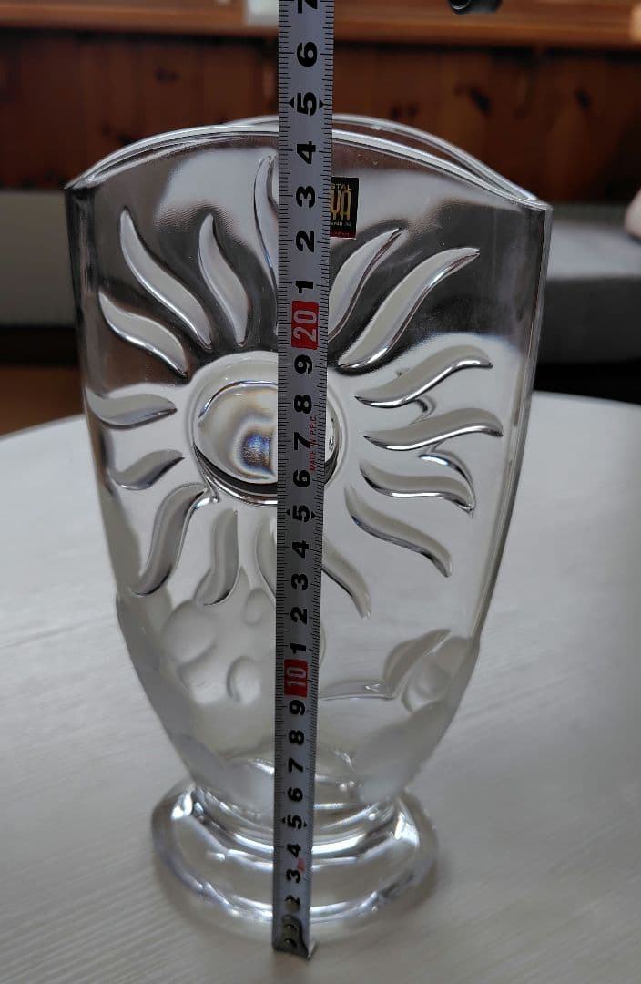 HOYA クリスタルガラス花瓶 - メルカリ