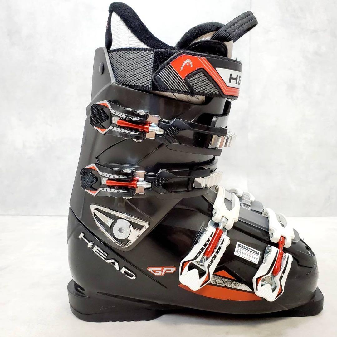 良品 HEAD GP スキーブーツ 25〜25.5cm メンズ ヘッド ブラック