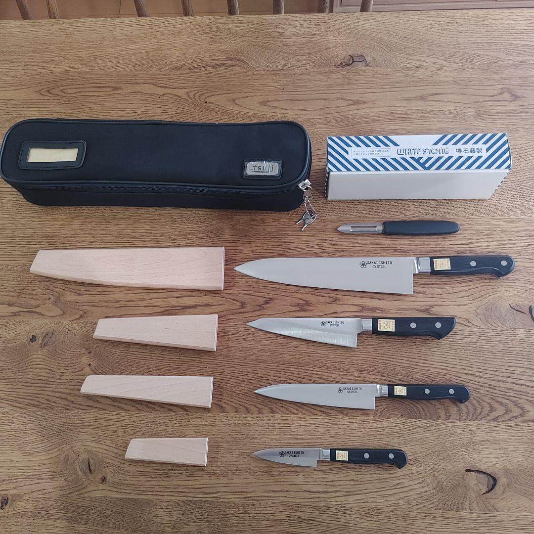 辻調理師専門学校、フランス·イタリア料理包丁セット - メルカリ