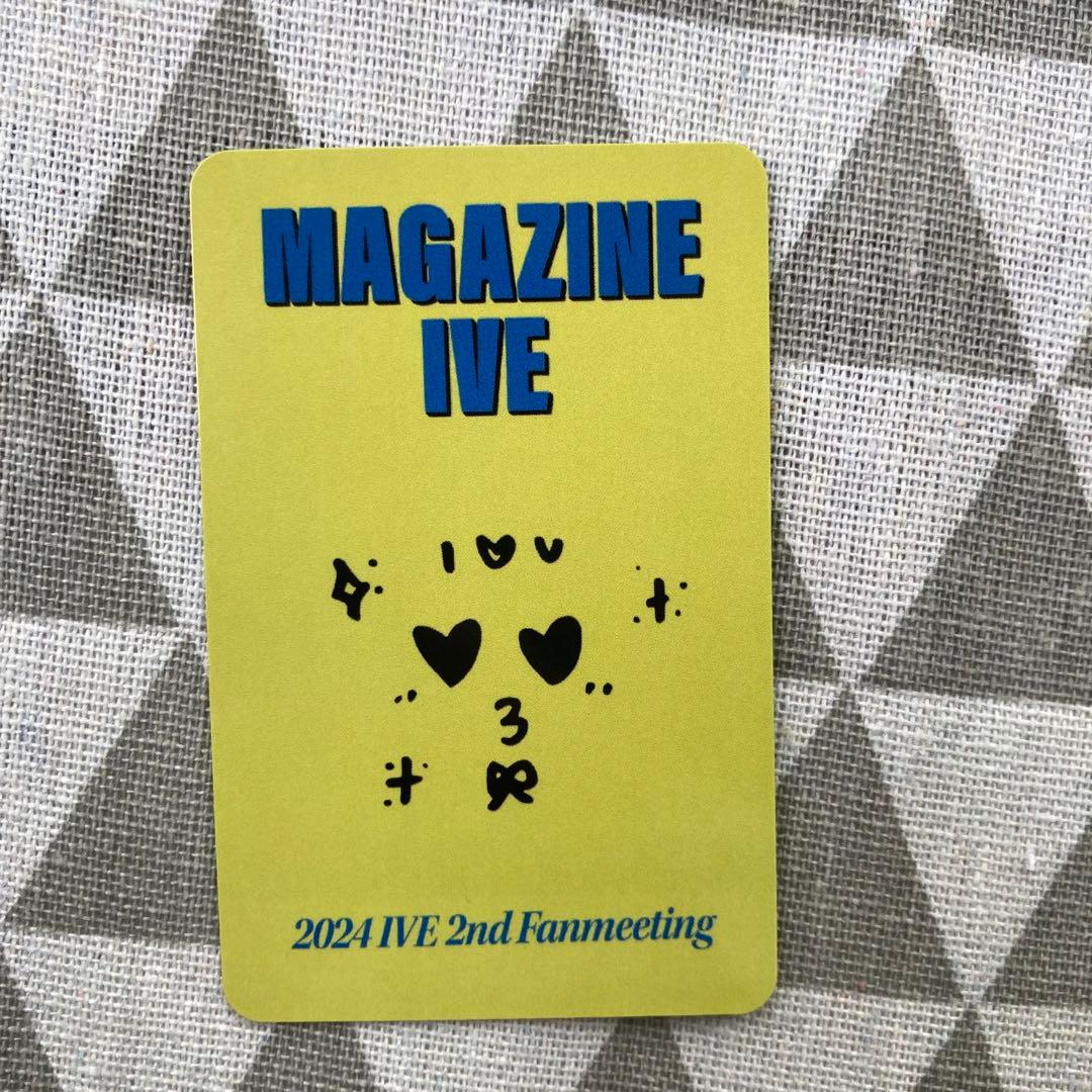 IVE ペンミ ソウル 入場 FC限定 会場限定 ウォニョン トレカ 1日目