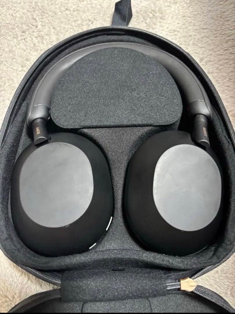 ☆SonyWH-1000XM5ワイヤレスヘッドホン⭐︎黒⭐︎ケース付き⭐︎美品 楽天市場】SONY ワイヤレス ヘッドホン WH-1000XM5 ブラック マイク