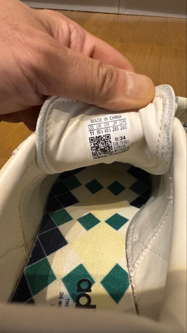 1回使用 adidas アディダス ゴルフシューズ コースカップ 28.5cm