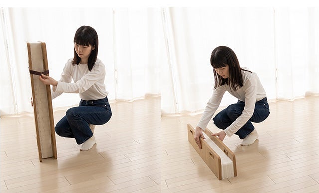 お部屋の使い道をもっと自由に！驚きの最薄9.5cmアコーディオン式