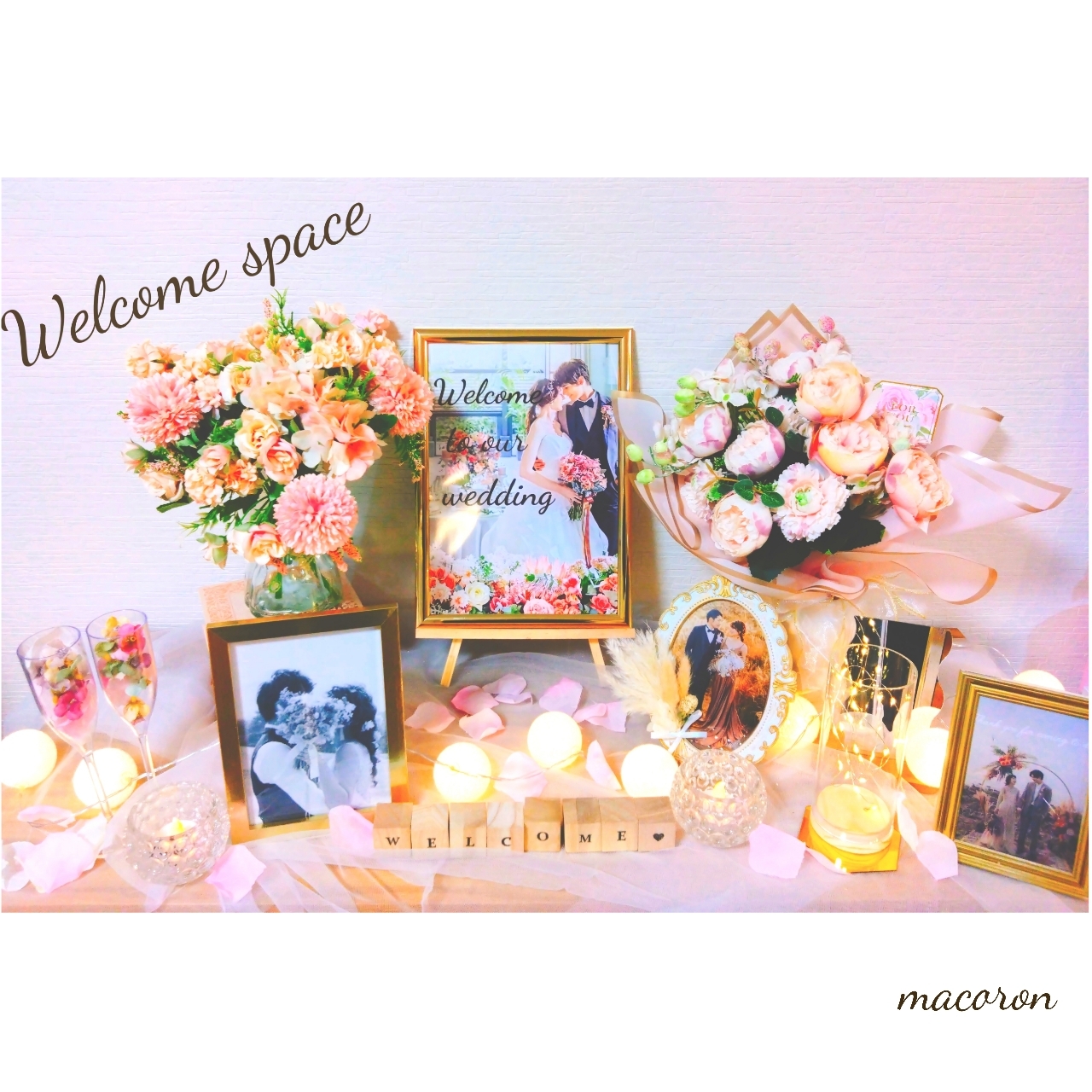 New.* ⚘ウェルカムスペース ウェルカムスペースセット ピンクゴールド