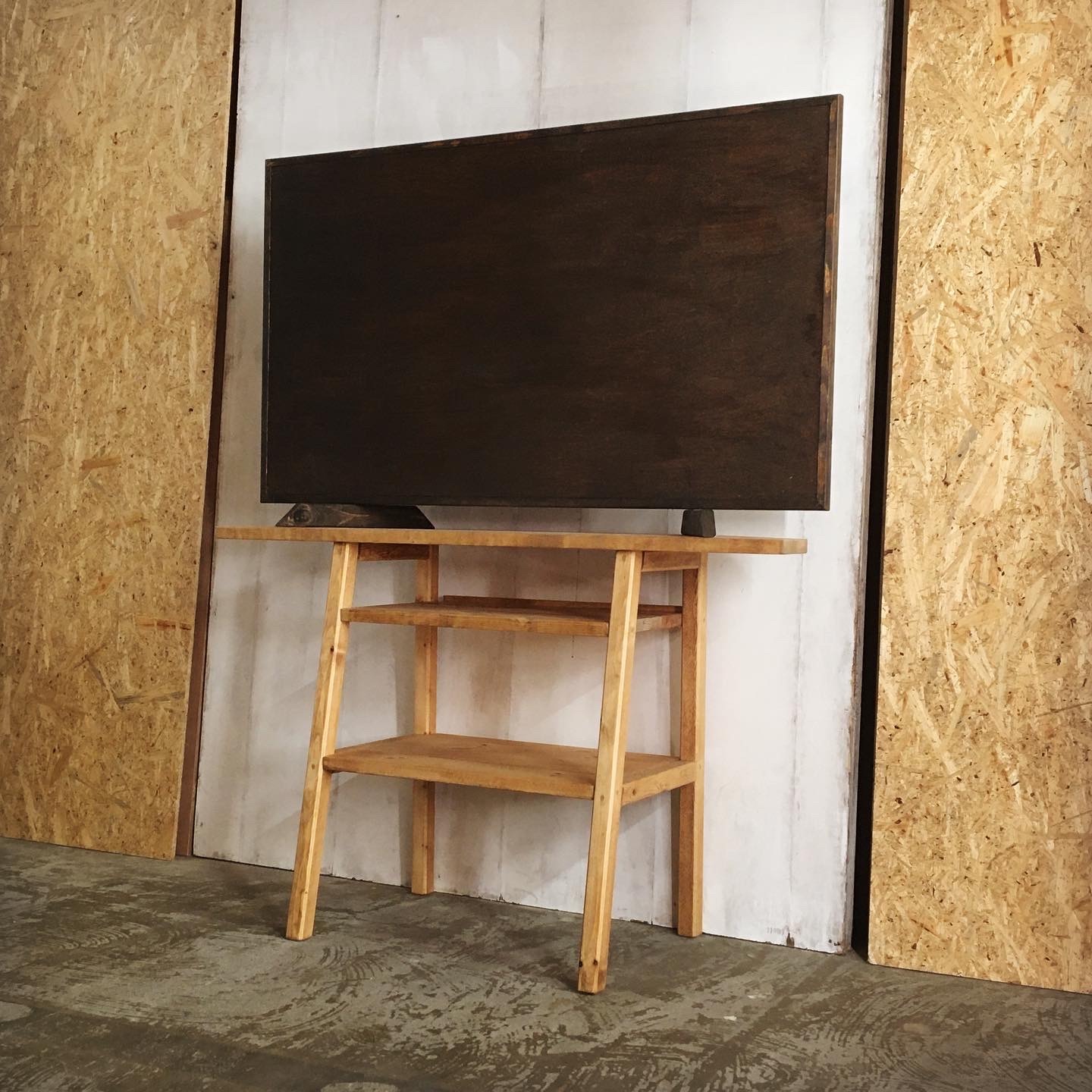 かどにも置けるテレビ台 ハイタイプ - 木工房Asukayama Works | minne