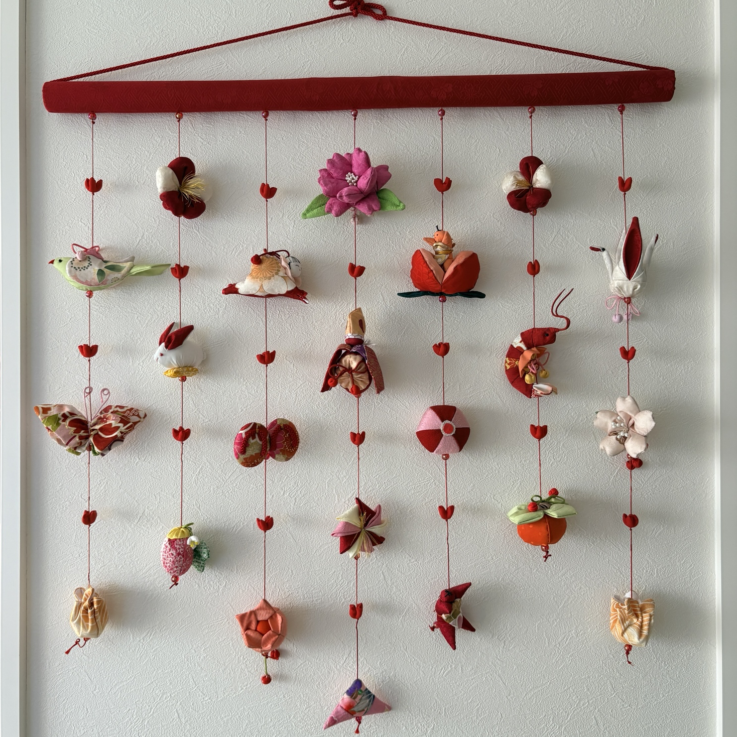 つるし雛No.123・壁掛けタイプ・桃の節句・ひな祭り・つるし飾り・さげ