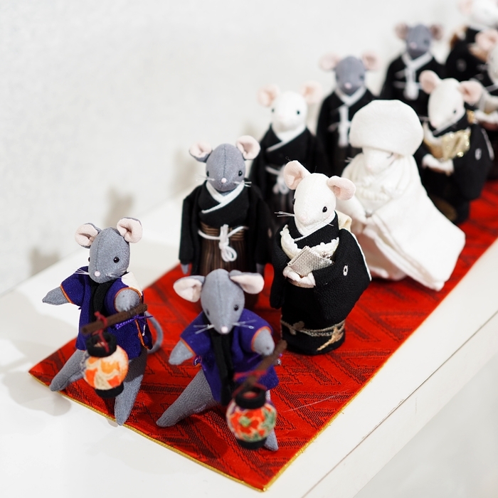 ちりめん細工ねずみの嫁入りオーダー受付中