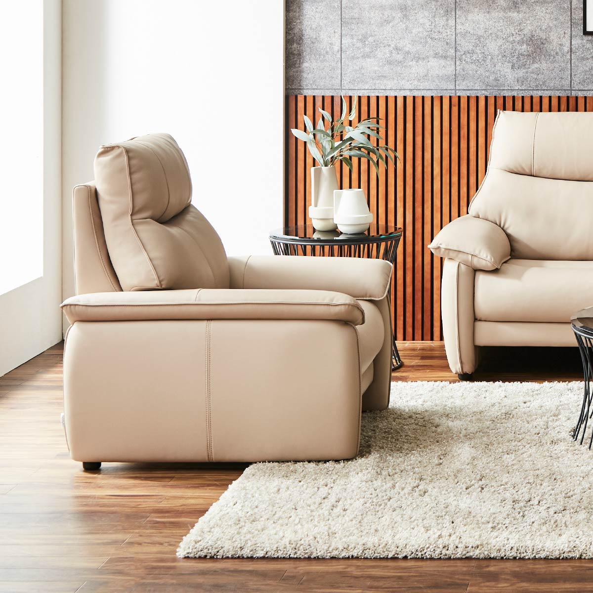 ルーシェ 1人掛けソファ 幅82cm