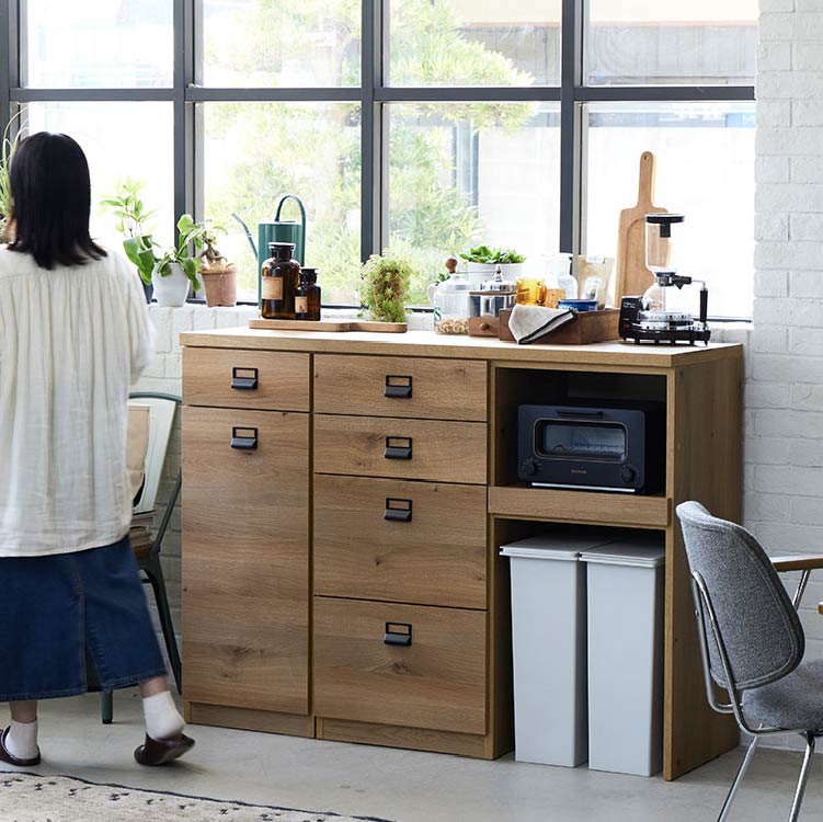 ダストン カウンター 140cm右開き｜家具・インテリア通販の関家具