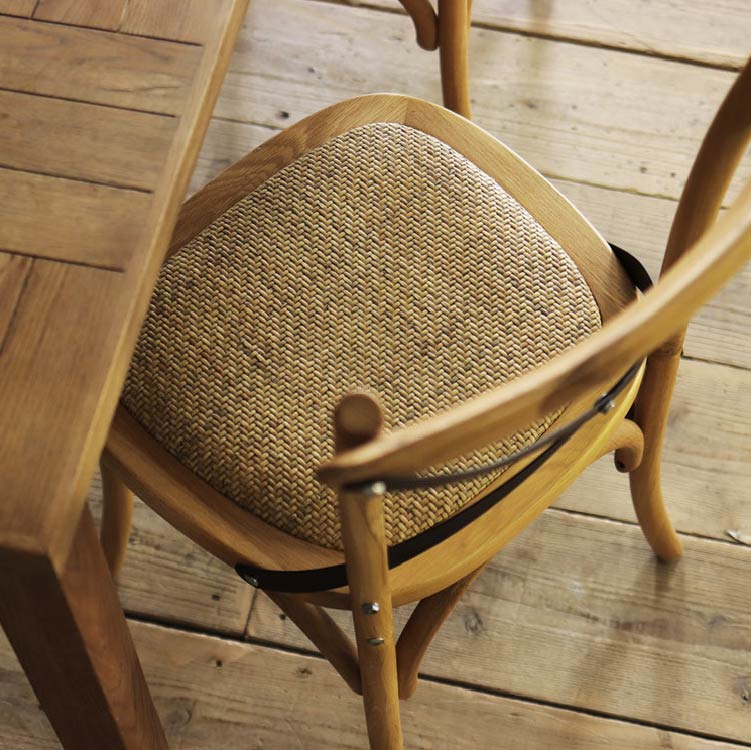 クロスバック ダイニングチェア ライトブラウン | 家具・インテリア