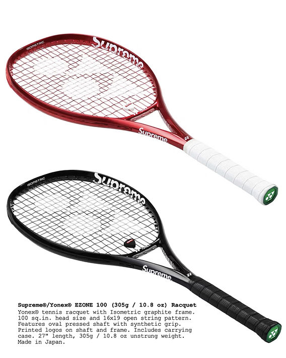 Yonex EZONE 100 x SUPREME Limited Edition Tennis Racket Release