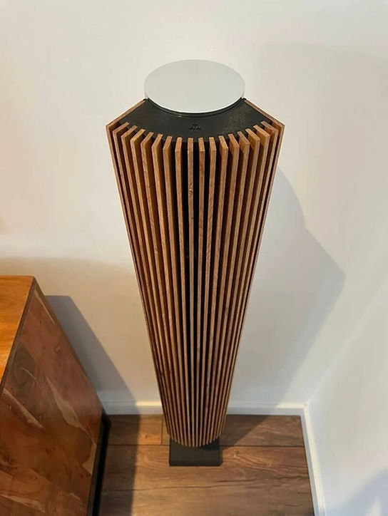 Beolab 8000 and 8002 - Wooden covers in premium oak. | DesignedAV