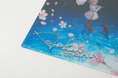 初回生産限定版】STORIA Gaming Glass Mousepad Sloth Demizu Posuka