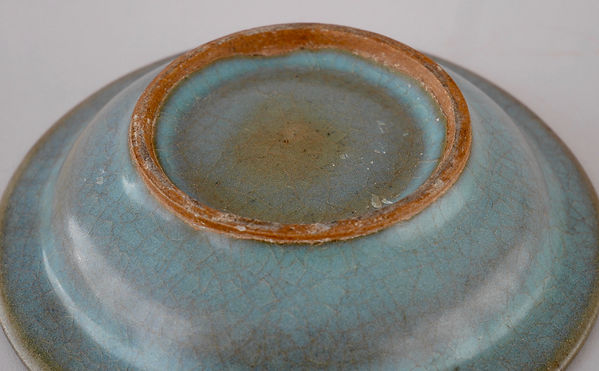 中国美術 陶磁器 | 鈞窯青磁素文盤 金 12C | gallery陽々youyou | 山梨