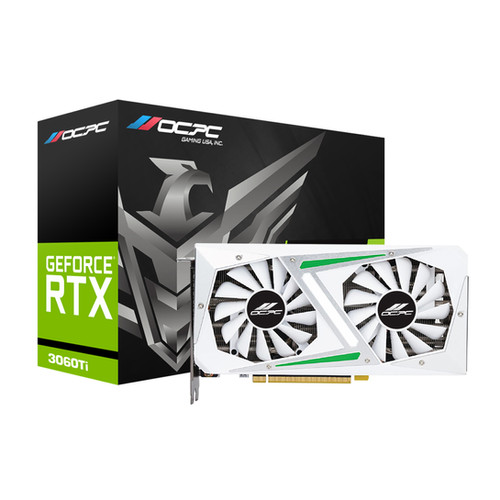 RTX 3060 Ti 8GB GDDR6 ZT WHITE | OCPC GAMING USA INC