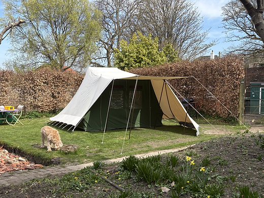 De Waard Jan van Gent twin mast 4 Berth Dutch Pyramid Tent