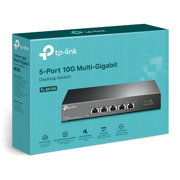 TL-SX105 | 5-Port 10G Desktop Switch | TP-Link