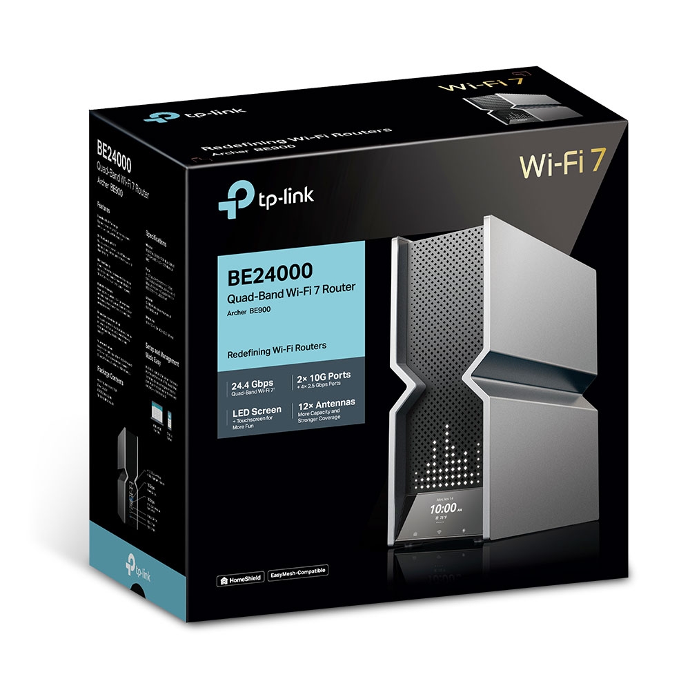 Archer BE900 | BE24000 クアッドバンドWi-Fi 7ルーター | TP-Link 日本